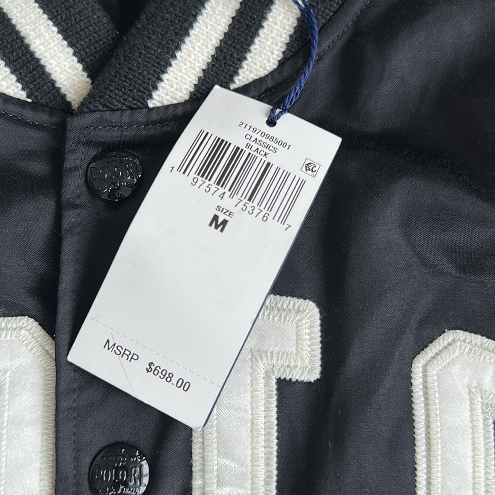 Polo Ralph Lauren Satin Bomber Jacket women’s medium - Picture 2 of 9